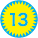 第13位